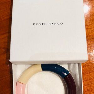 Kyoto Tango resin bangle, multicolor, new